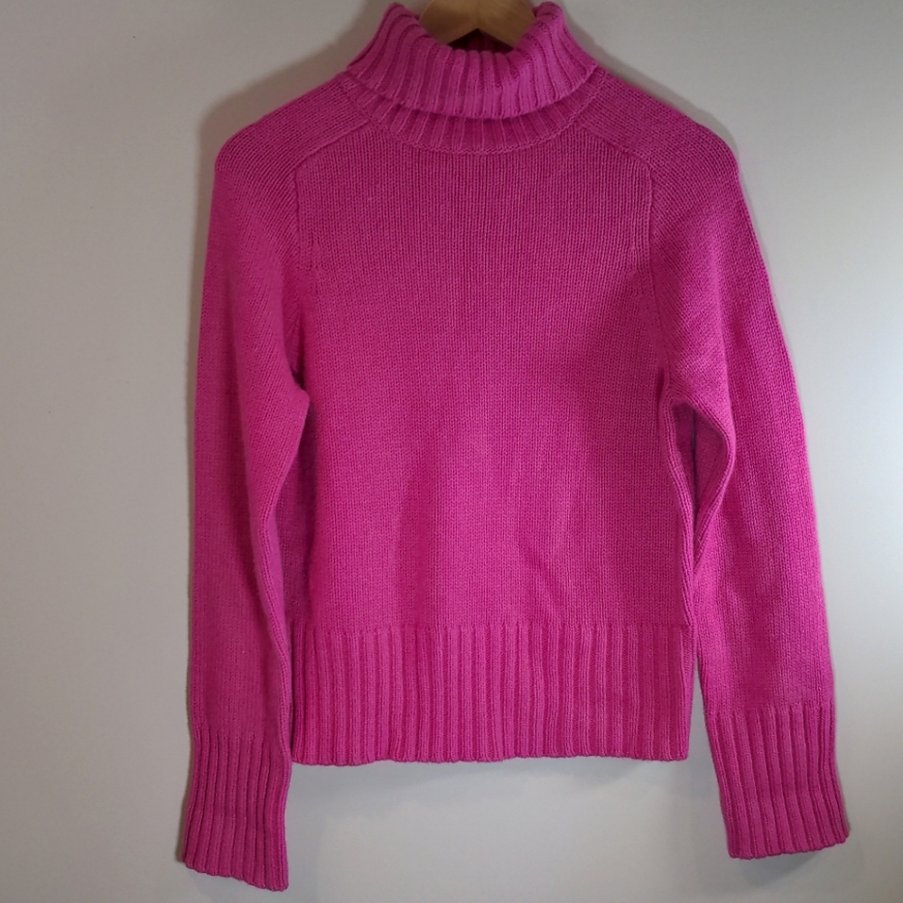 Gap Pink Turtleneck Sweater